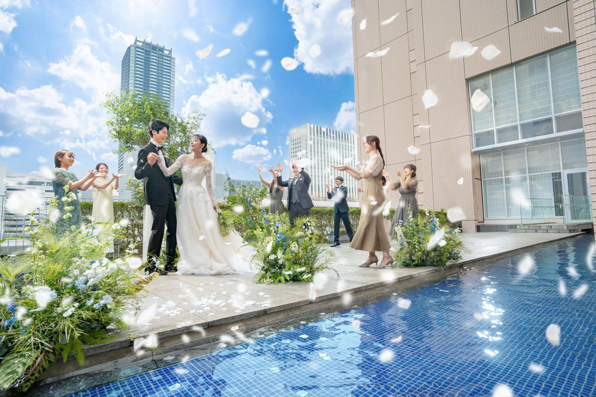 Sheraton Grand Hiroshima Hotel Exterior photo Wedding at the hotel