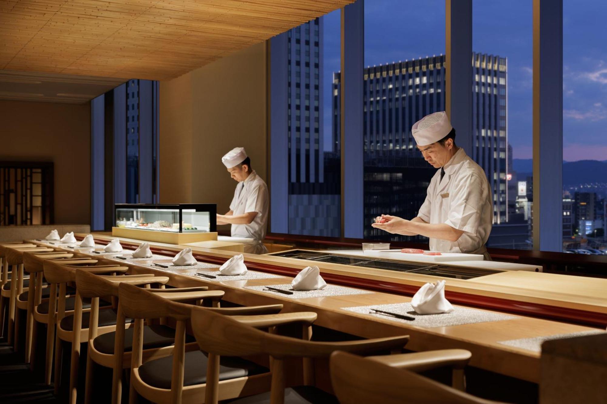 Sheraton Grand Hiroshima Hotel Exterior photo Sushi restaurant in Tokyo
