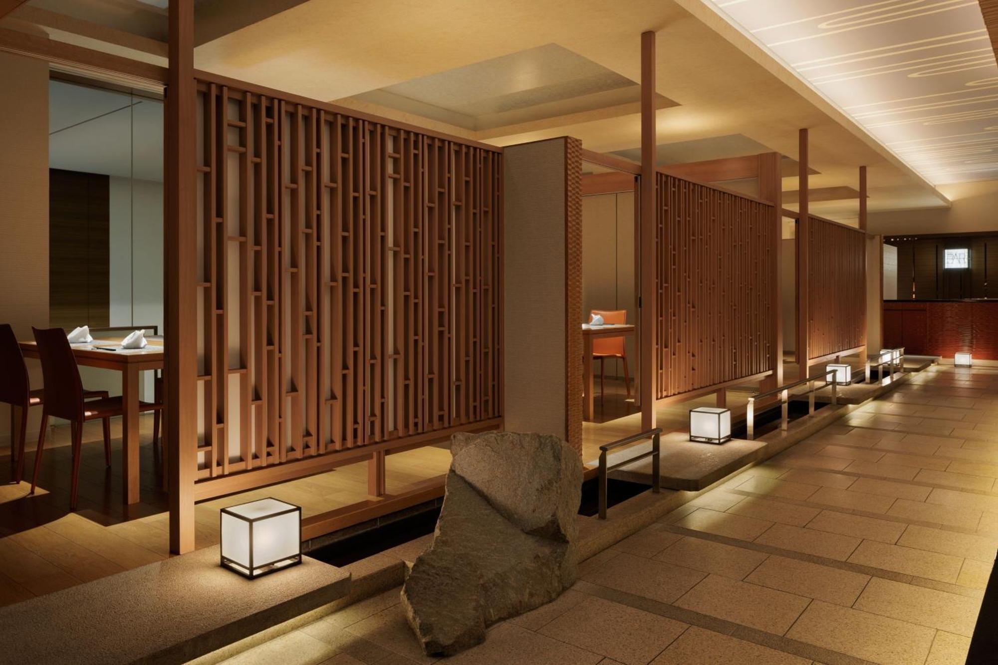 Sheraton Grand Hiroshima Hotel Exterior photo Interior of a restaurant in Japan
